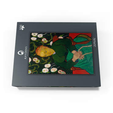 The Berceuse Woman Rocking a Cradle 1889 by Vincent van Gogh 500 Jigsaw Puzzle box view1