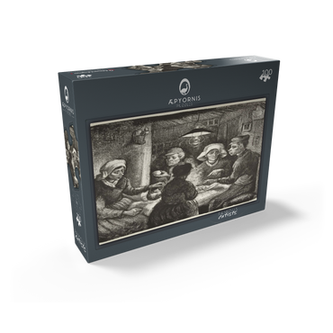 Composition lithograph of The Potato Eaters De aardappeleters 1885 by Vincent van Gogh 100 Jigsaw Puzzle box view1