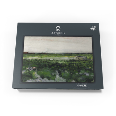 Landscape with Wheelbarrow 1883 by Vincent van Gogh 500 Jigsaw Puzzle box view1