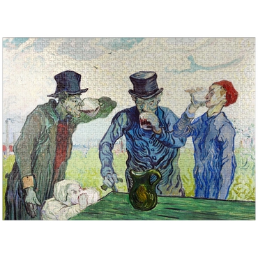 puzzleplate The Drinkers (1890) by Vincent van Gogh 1000 Jigsaw Puzzle