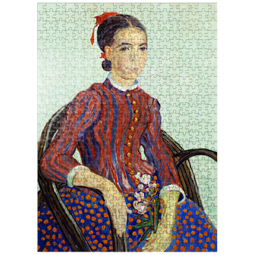 puzzleplate La Mousmé 1888 by Vincent van Gogh 500 Jigsaw Puzzle