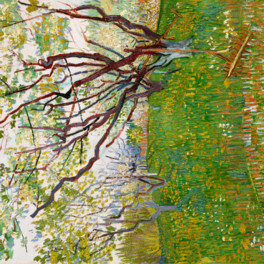 The Flowering Orchard 1888 by Vincent van Gogh 100 Jigsaw Puzzle 3D Modell