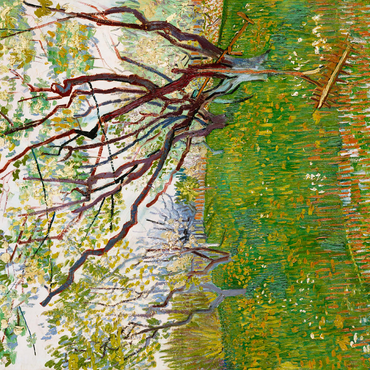 The Flowering Orchard 1888 by Vincent van Gogh 500 Jigsaw Puzzle 3D Modell