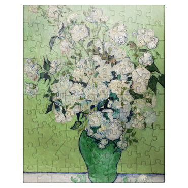 puzzleplate Roses 1890 by Vincent van Gogh 100 Jigsaw Puzzle