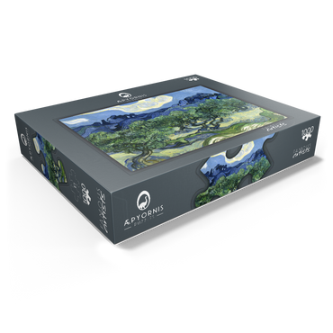 Vincent van Gogh's Olive Trees with the Alpilles in the Background (1889) 1000 Jigsaw Puzzle box view1