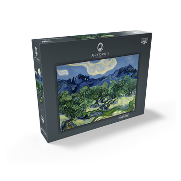 Vincent van Gogh's Olive Trees with the Alpilles in the Background (1889) 1000 Jigsaw Puzzle box view1