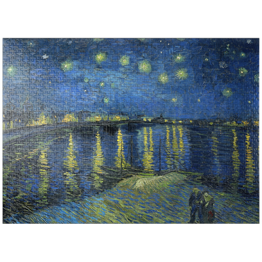 puzzleplate Vincent van Gogh's Starry Night Over the Rhone (1888) 1000 Jigsaw Puzzle