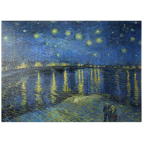 puzzleplate Vincent van Gogh's Starry Night Over the Rhone (1888) 1000 Jigsaw Puzzle