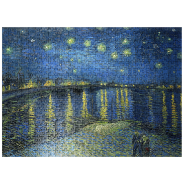 puzzleplate Vincent van Goghs Starry Night Over the Rhone 1888 500 Jigsaw Puzzle