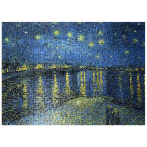 puzzleplate Vincent van Goghs Starry Night Over the Rhone 1888 500 Jigsaw Puzzle