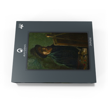 Vincent van Goghs Self-Portrait with Dark Felt Hat at the Easel 1886 100 Jigsaw Puzzle box view1