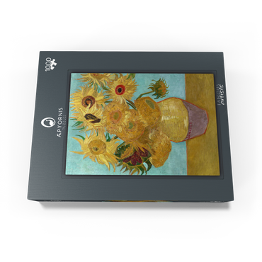 Vincent van Gogh's Vase with Twelve Sunflowers (1888-1889) 1000 Jigsaw Puzzle box view1