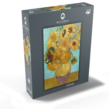 Vincent van Goghs Vase with Twelve Sunflowers 1888-1889 100 Jigsaw Puzzle box view1