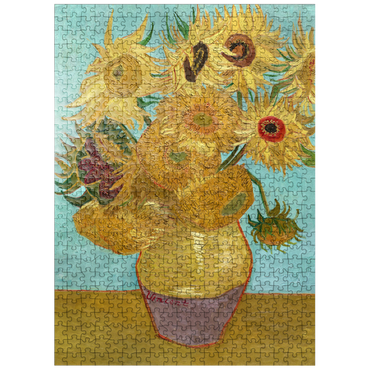 puzzleplate Vincent van Goghs Vase with Twelve Sunflowers 1888-1889 500 Jigsaw Puzzle