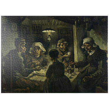 puzzleplate Vincent van Gogh's The Potato Eaters (1885) 1000 Jigsaw Puzzle