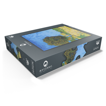 Vincent van Gogh's Avenue at Arles with houses (1888) 1000 Jigsaw Puzzle box view1