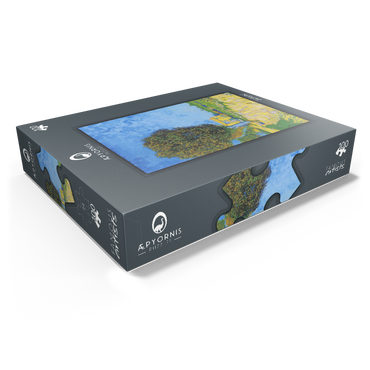 Vincent van Goghs Avenue at Arles with houses 1888 100 Jigsaw Puzzle box view1