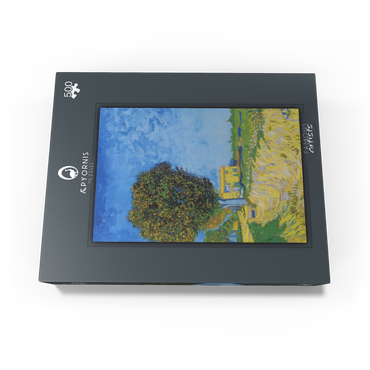 Vincent van Goghs Avenue at Arles with houses 1888 500 Jigsaw Puzzle box view1