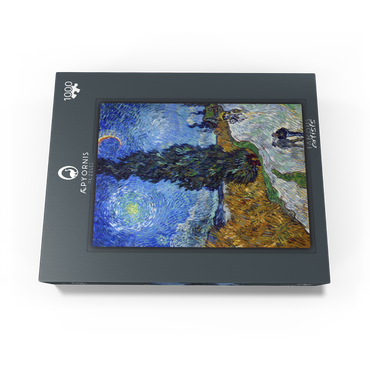 Vincent van Gogh's Road with Cypress and Star (1890) 1000 Jigsaw Puzzle box view1