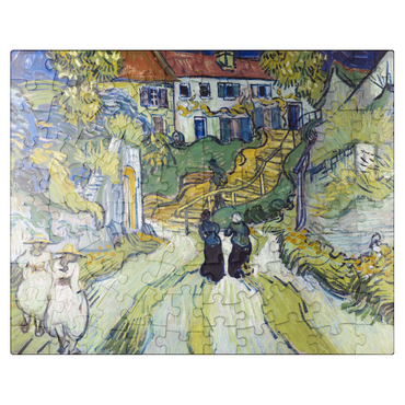 puzzleplate Vincent van Goghs Stairway at Auvers 1890 100 Jigsaw Puzzle