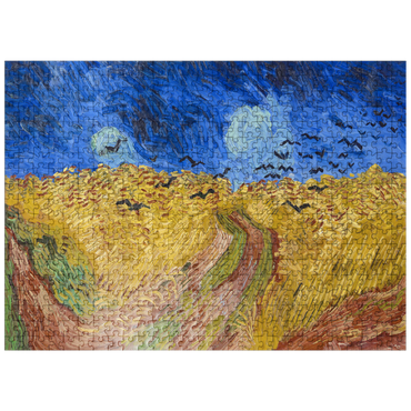 puzzleplate Vincent van Goghs Wheatfield with Crows 1890 500 Jigsaw Puzzle