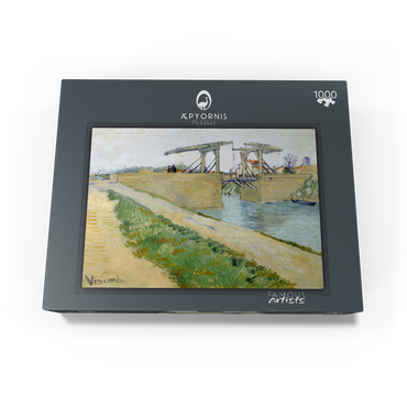 Vincent van Gogh's The Langlois Bridge (1888) 1000 Jigsaw Puzzle box view1