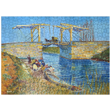 puzzleplate Vincent van Goghs The Langlois Bridge at Arles with Women Washing 1888 500 Jigsaw Puzzle