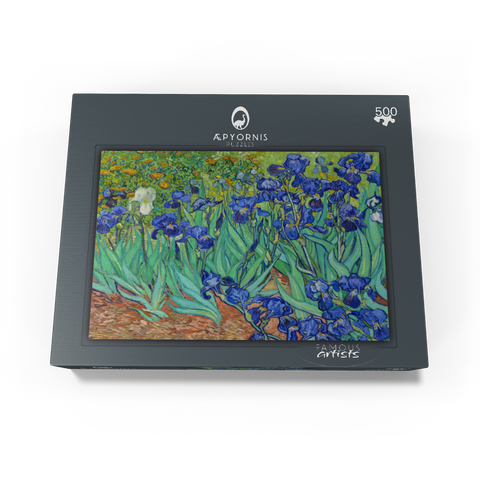 Irises 1889 by Vincent van Gogh 500 Jigsaw Puzzle box view1