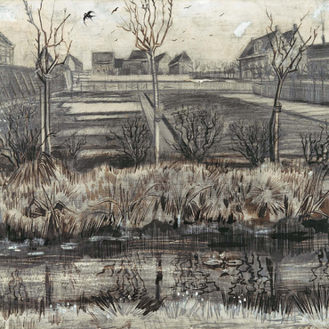 Nursery on Schenkweg 1882 by Vincent van Gogh 100 Jigsaw Puzzle 3D Modell