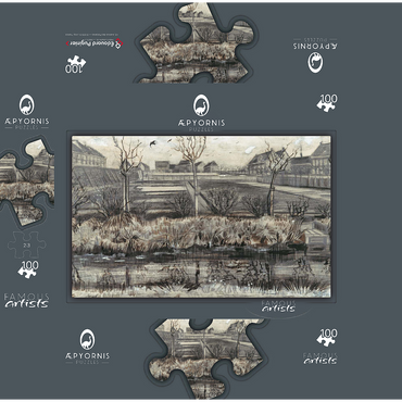 Nursery on Schenkweg 1882 by Vincent van Gogh 100 Jigsaw Puzzle box 3D Modell