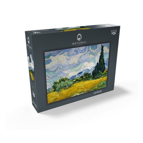 Wheat Field with Cypresses (1889) by Vincent van Gogh 1000 Jigsaw Puzzle box view1