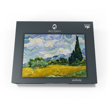 Wheat Field with Cypresses (1889) by Vincent van Gogh 1000 Jigsaw Puzzle box view1