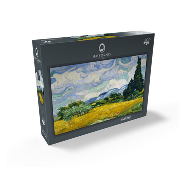 Wheat Field with Cypresses 1889 by Vincent van Gogh 100 Jigsaw Puzzle box view1