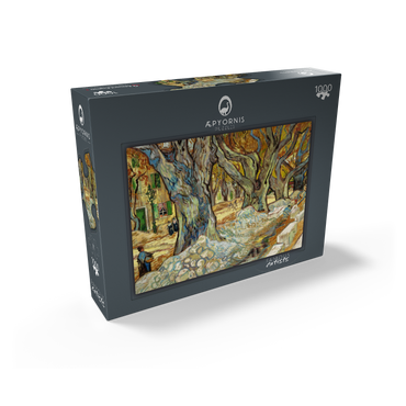 The Large Plane Trees (Road Menders at Saint-Rémy) (1889) by Vincent van Gogh 1000 Jigsaw Puzzle box view1