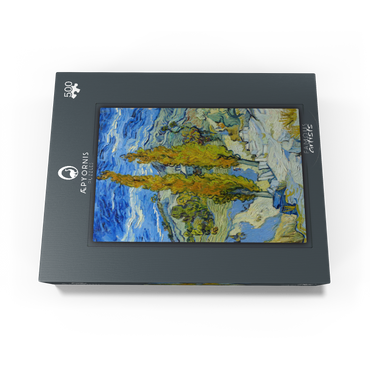 The Poplars at Saint-Rémy 1889 by Vincent van Gogh 500 Jigsaw Puzzle box view1