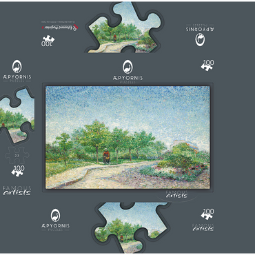 Square Saint-Pierre Paris 1887 by Vincent van Gogh 100 Jigsaw Puzzle box 3D Modell