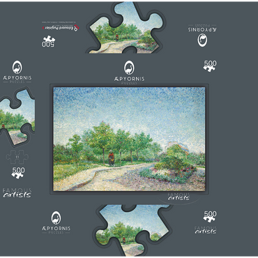 Square Saint-Pierre Paris 1887 by Vincent van Gogh 500 Jigsaw Puzzle box 3D Modell