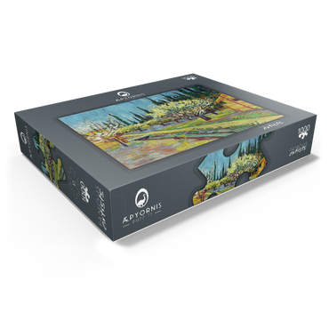 Orchard Bordered by Cypresses (1888) by Vincent van Gogh 1000 Jigsaw Puzzle box view1