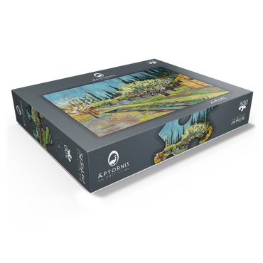 Orchard Bordered by Cypresses 1888 by Vincent van Gogh 500 Jigsaw Puzzle box view1