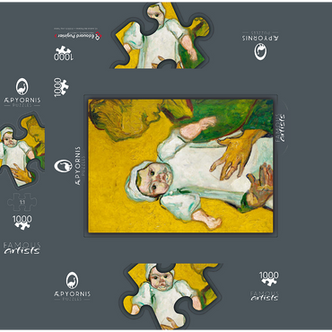 Madame Roulin and Her Baby (1888) by Vincent van Gogh 1000 Jigsaw Puzzle box 3D Modell