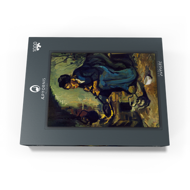 Peasant Woman Cooking by a Fireplace (1885) by Vincent van Gogh 1000 Jigsaw Puzzle box view1
