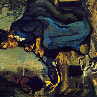 Peasant Woman Cooking by a Fireplace (1885) by Vincent van Gogh 1000 Jigsaw Puzzle 3D Modell