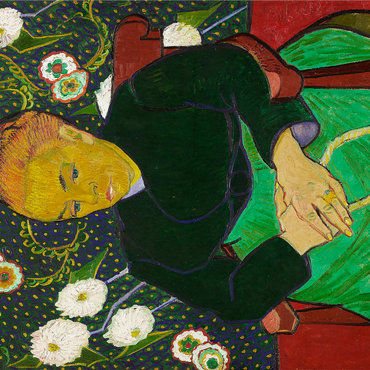 The Berceuse, Woman Rocking a Cradle (1889) by Vincent van Gogh 1000 Jigsaw Puzzle 3D Modell