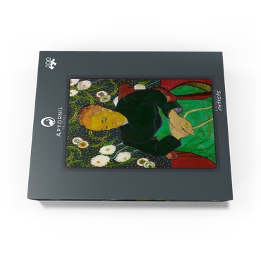 The Berceuse Woman Rocking a Cradle 1889 by Vincent van Gogh 100 Jigsaw Puzzle box view1
