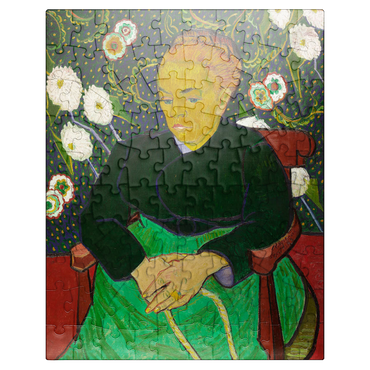 puzzleplate The Berceuse Woman Rocking a Cradle 1889 by Vincent van Gogh 100 Jigsaw Puzzle