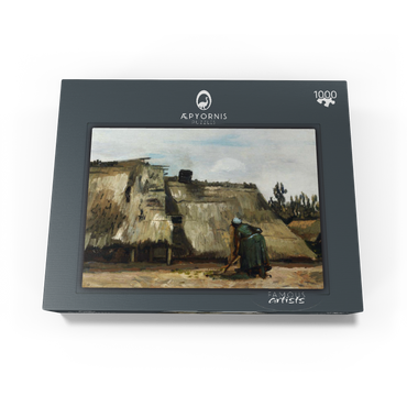 A Peasant Woman Digging in Front of Her Cottage (c.1885) by Vincent van Gogh 1000 Jigsaw Puzzle box view1