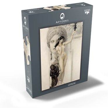 Gustav Klimt's Allegory of Sculpture (1889) paintings in 1000 Jigsaw Puzzle box view1