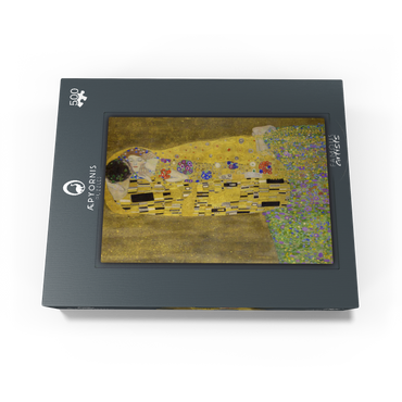 Gustav Klimts The Kiss 1907-1908 500 Jigsaw Puzzle box view1