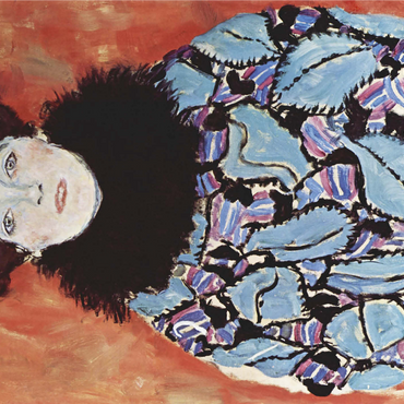 Gustav Klimt's Portrait of Johanna Staude (1917-1918) 1000 Jigsaw Puzzle 3D Modell