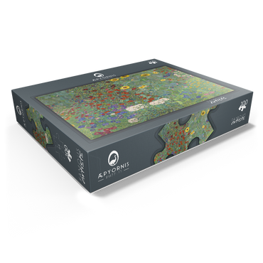 Gustav Klimts Farm Garden with Sunflowers 1907 100 Jigsaw Puzzle box view1